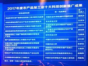 2017年全國農(nóng)產(chǎn)品加工科技創(chuàng)新推廣活動 技術推廣的實踐與成果